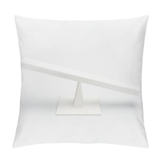 Personality  White Wooden Seesaw  Pillow Covers