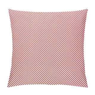 Personality  Striped Diagonal Red And White Background Pillow Covers