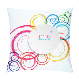 Personality  Technology Circles Background Pillow Covers