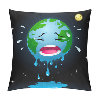 Personality  Crying Earth Pillow Covers