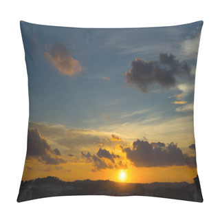 Personality  Beautiful And Amazing Nature Sunset Sunrise Sky With Clouds . Pillow Covers