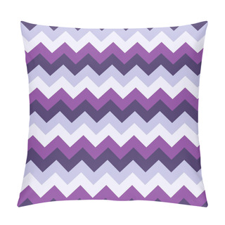Personality  Chevron Pattern Seamless Vector Arrows Geometric Design Colorful  Purple Lilac White Magenta Pillow Covers