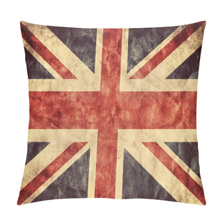 Personality  The United Kingdom Grunge Flag. Pillow Covers