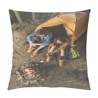 Personality  Roasting Marshmallow  Pillow Covers