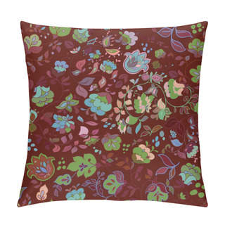 Personality  Decorative Floral Boho Seamless Pattern Pillow Covers