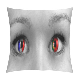 Personality  Euro 2012 France Portugal Football Pillow Covers