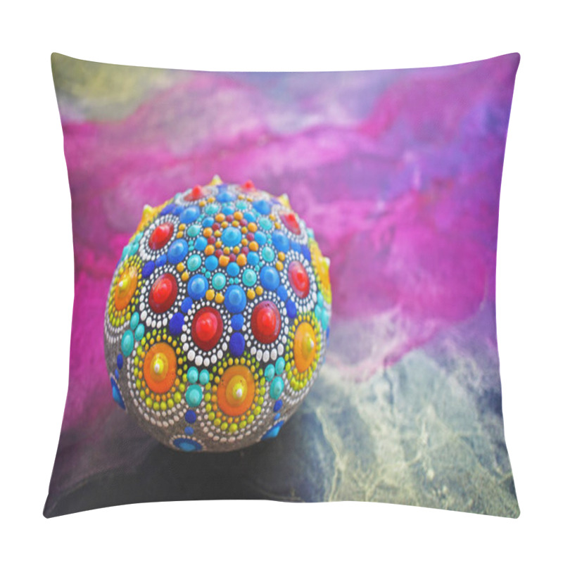 Personality  Beautiful mandala rock pillow covers