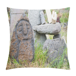 Personality  Lava Stone Sculptures Pillow Covers
