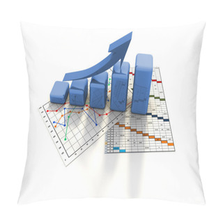 Personality  Business Finance Chart, Graph, Diagram, Pillow Covers