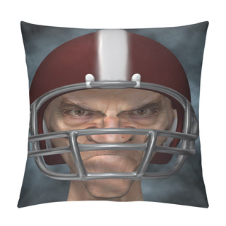 Personality  Old Dirty Football Player Pillow Covers