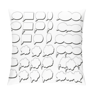 Personality  Speech Bubbles Pillow Covers