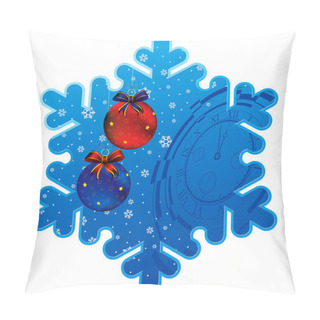 Personality  Christmas Snowflake Frame Pillow Covers