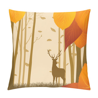 Personality  Deer In The Woods Pillow Covers