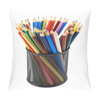 Personality  Pencil Holder Full Of Pencils Pillow Covers