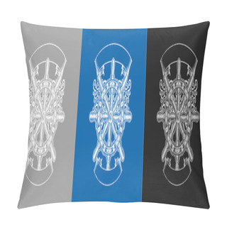Personality  Steering Wheel Design Print Pillow Covers
