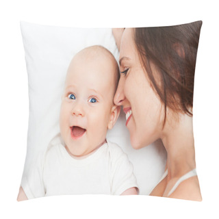 Personality  Cheerful Mother And Baby Pillow Covers