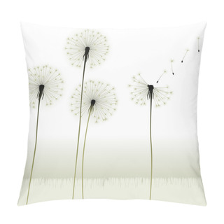 Personality  Floral Background, Dandelion Pillow Covers