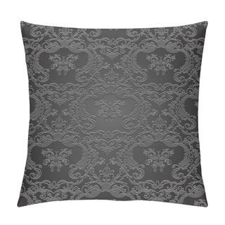 Personality Damask Seamless Floral Pattern. Pillow Covers