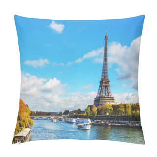 Personality  Cityscape Of Paris With Eiffel Tower Pillow Covers