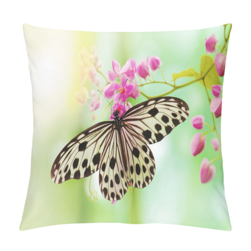 Personality  Rice Paper Butterfly pillow covers