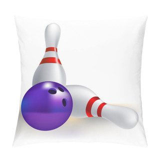 Personality  Bowling Composition Pillow Covers