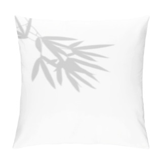 Personality  Isolated Background Featuring An Blurry Grey Olive Branch With Leaves, Bamboo, And Other Nature Elements, Forming A Beautiful And Versatile Illustration Perfect For Various Design Projects. Pillow Covers