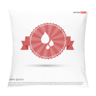 Personality   Water Droplets Icon  Pillow Covers