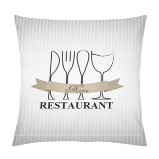 Personality  Restaurant Menu Pillow Covers