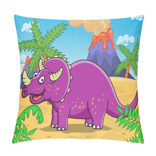 Personality  Triteracops Cartoon Pillow Covers