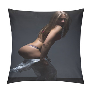 Personality  Photo Of Yong Girl In Thong Panties Pillow Covers