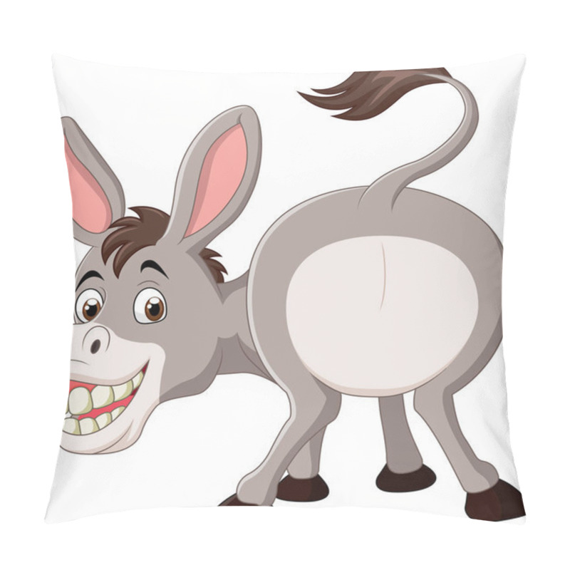 Personality  Cartoon Funny Donkey Mascot Pillow Covers