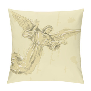 Personality  Angel With Arms Spread Surplice Pillow Covers