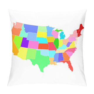 Personality  Abstract Country Map Pillow Covers