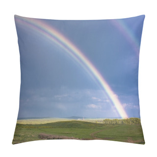 Personality  Double Rainbow Pillow Covers