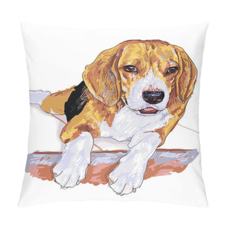 Personality  Restung Beagle Pillow Covers