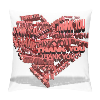 Personality  Thank You From Heart Pillow Covers