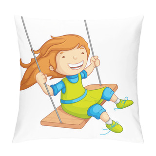 Personality  Baby Girl Swinging Pillow Covers