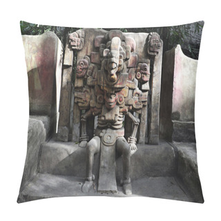 Personality  The National Museum Of Anthropolog In Mexico City Pillow Covers