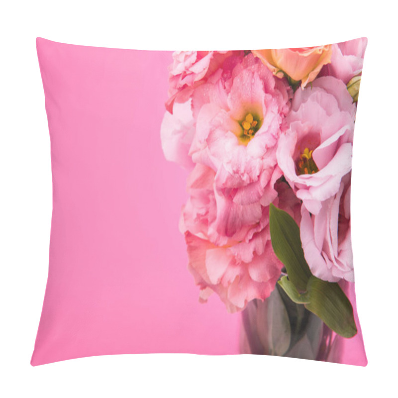 Personality  Beautiful pink flowers pillow covers