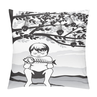 Personality  Genetically Modified Illustration Pillow Covers