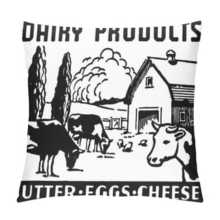 Personality  Dairy Products Pillow Covers