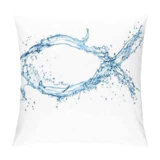 Personality  Fish Like Water Splash Pillow Covers