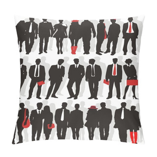 Personality  Silhouette Of People Pillow Covers