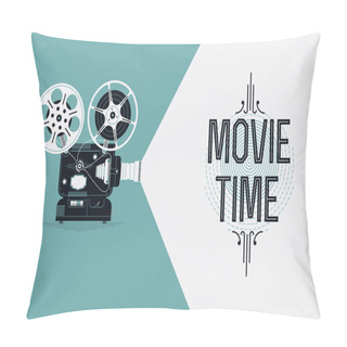 Personality  Cool Retro Movie Projector Pillow Covers