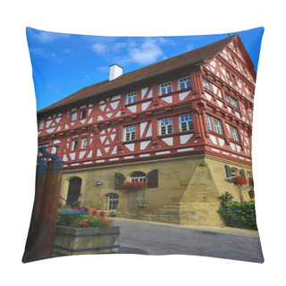 Personality  Half-timbered House In Eppingen In Germany Pillow Covers