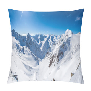 Personality  Snow Mountain Panorama Pillow Covers