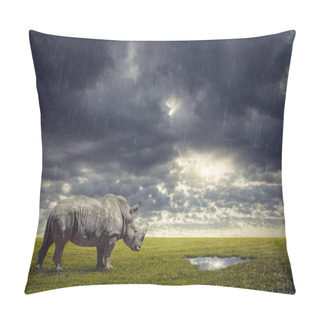 Personality  Thirsty Rhino Pillow Covers