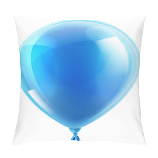 Personality  Blue Birthday Or Party Balloon Pillow Covers