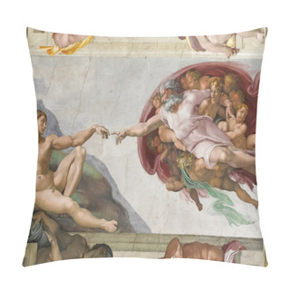 Personality  Creation Of Adam Pillow Covers