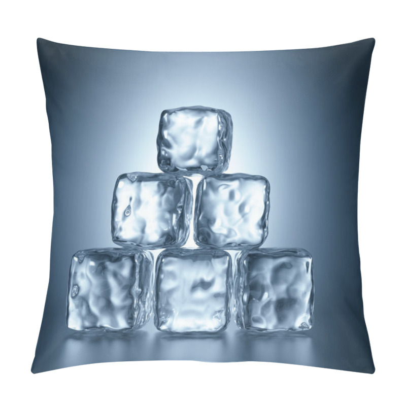 Personality  Ice cubes pyramid pillow covers